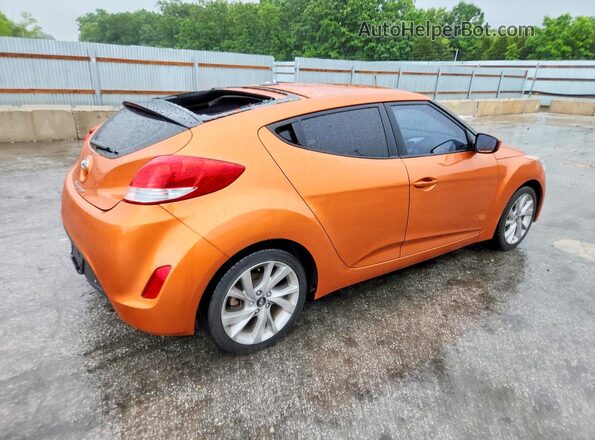 KMHTC6AD0GU301150 2016 HYUNDAI VELOSTER Orange Trasero derecho