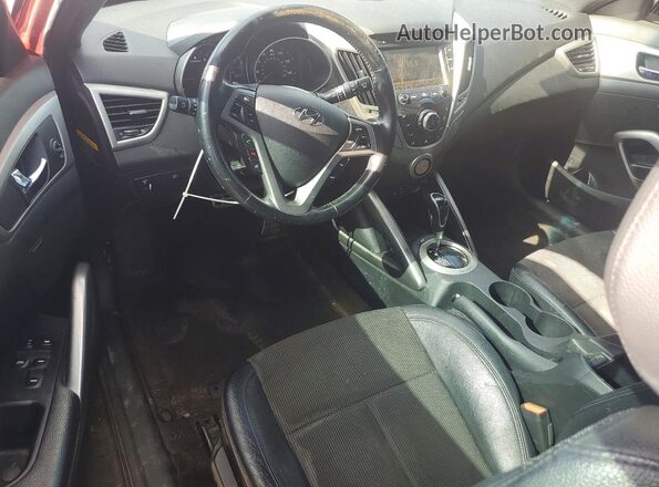 KMHTC6AD1GU267719 2016 HYUNDAI VELOSTER Red Widok deski rozdzielczej