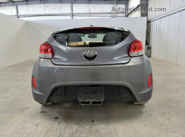 KMHTC6AD1HU314426 2017 HYUNDAI VELOSTER Gray Vista trasera