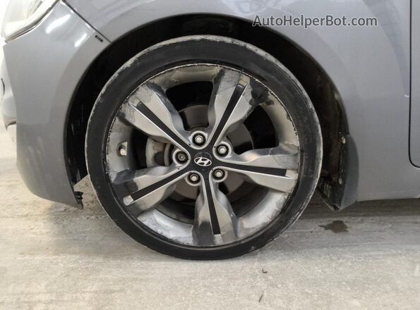 KMHTC6AD1HU314426 2017 HYUNDAI VELOSTER Gray 