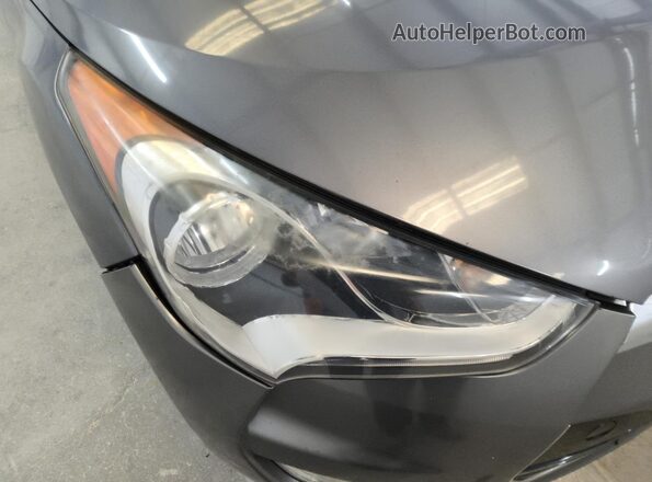 KMHTC6AD1HU314426 2017 HYUNDAI VELOSTER Gray 