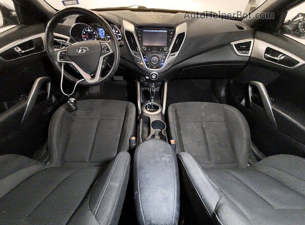 KMHTC6AD1HU314426 2017 HYUNDAI VELOSTER Gray Vista del salpicadero