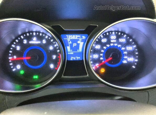 KMHTC6AD1HU314426 2017 HYUNDAI VELOSTER Gray Vista del cuadro de instrumentos
