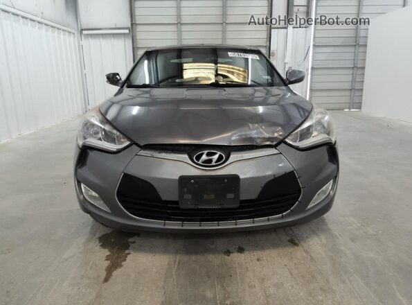 KMHTC6AD1HU314426 2017 HYUNDAI VELOSTER Gray 