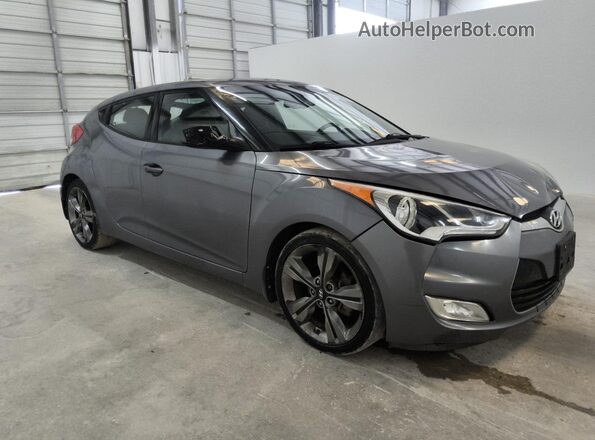 KMHTC6AD1HU314426 2017 HYUNDAI VELOSTER Gray 