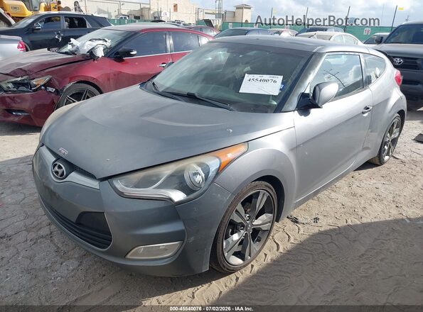 KMHTC6AD2GU248628 2016 HYUNDAI VELOSTER Silver წინა მარცხენა ხედი სამი მეოთხედიდან