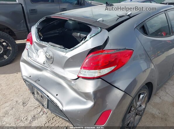 KMHTC6AD2GU248628 2016 HYUNDAI VELOSTER Silver წინა ხედი