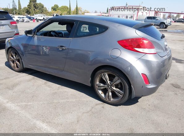 KMHTC6AD2GU253988 2016 HYUNDAI VELOSTER Gray Trasero izquierdo