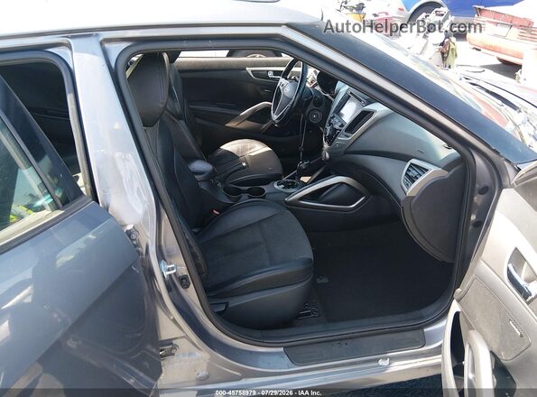 KMHTC6AD2GU253988 2016 HYUNDAI VELOSTER Gray Vista interior delantera