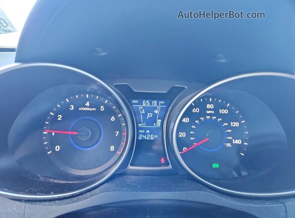 KMHTC6AD2GU263940 2016 HYUNDAI VELOSTER Silver Вид щитка приладів