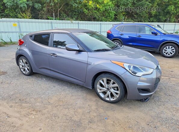 KMHTC6AD2GU263940 2016 HYUNDAI VELOSTER Silver Передня права чверть