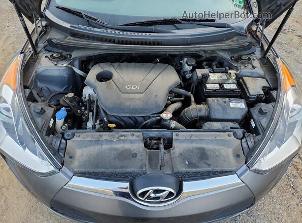 KMHTC6AD2GU263940 2016 HYUNDAI VELOSTER Silver Вид задньої частини салону