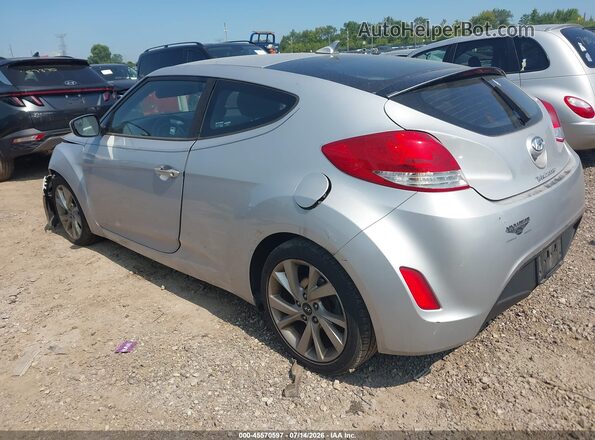 KMHTC6AD2GU274548 2016 HYUNDAI VELOSTER Серебряный Задняя левая четверть