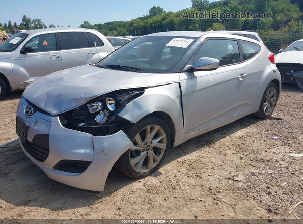 KMHTC6AD2GU274548 2016 HYUNDAI VELOSTER Серебряный Передняя левая четверть