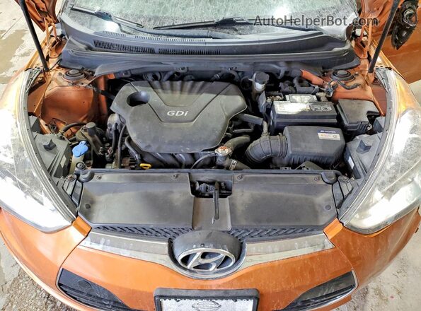 KMHTC6AD2GU301683 2016 HYUNDAI VELOSTER Orange Engine compartment view