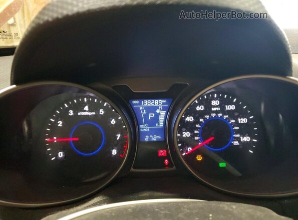 KMHTC6AD2GU301683 2016 HYUNDAI VELOSTER Orange Instrument cluster view
