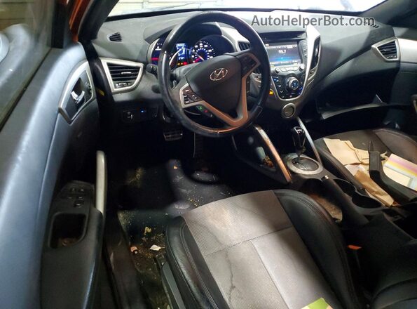 KMHTC6AD2GU301683 2016 HYUNDAI VELOSTER Orange Dashboard view