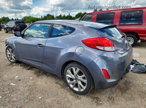 KMHTC6AD2HU306335 2017 HYUNDAI VELOSTER Серый Задняя левая четверть