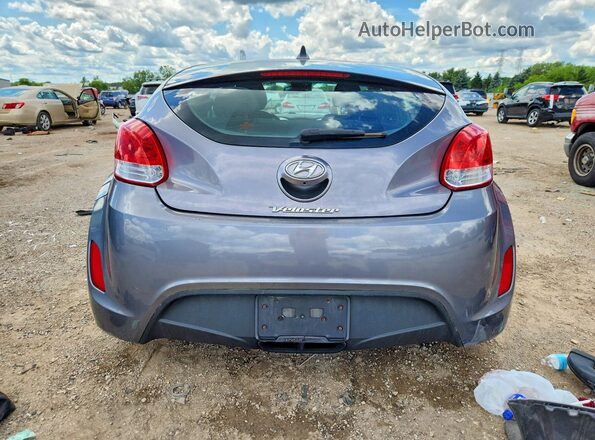 KMHTC6AD2HU306335 2017 HYUNDAI VELOSTER Серый Вид сзади