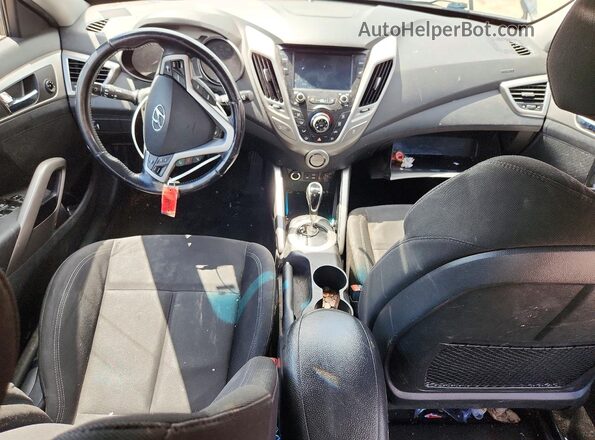 KMHTC6AD2HU306335 2017 HYUNDAI VELOSTER Серый Вид панели приборов