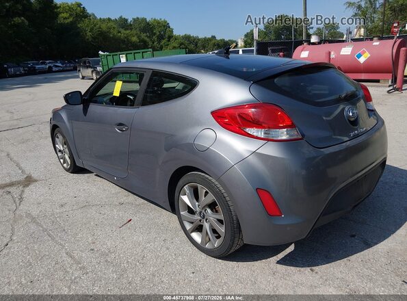 KMHTC6AD2HU312135 2017 HYUNDAI VELOSTER Gray Задня ліва чверть