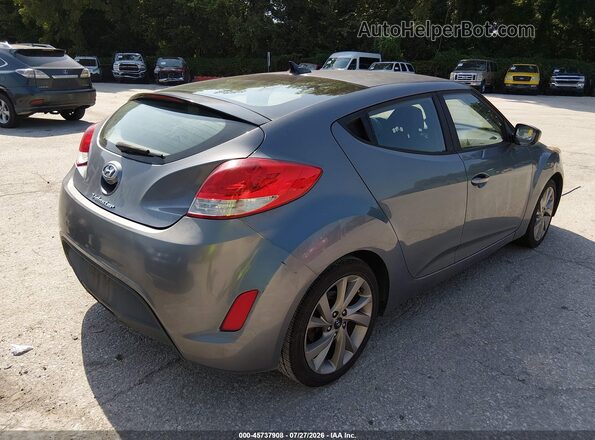 KMHTC6AD2HU312135 2017 HYUNDAI VELOSTER Gray Задня права чверть