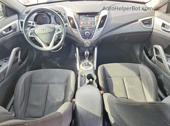 KMHTC6AD2HU312541 2017 HYUNDAI VELOSTER White Առջևի վահանակի տեսք