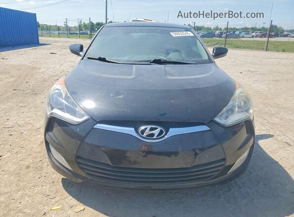 KMHTC6AD3HU305002 2017 HYUNDAI VELOSTER Black Front view
