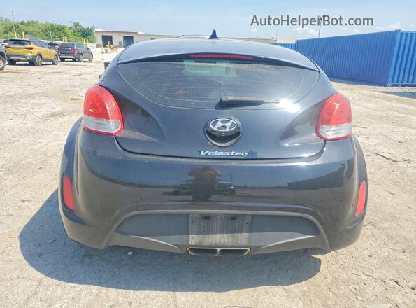 KMHTC6AD3HU305002 2017 HYUNDAI VELOSTER Black Rear view