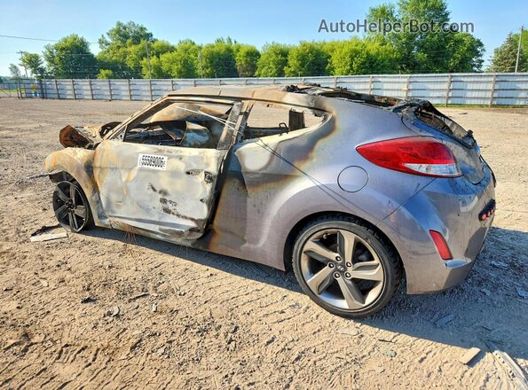 KMHTC6AD4GU303242 2016 HYUNDAI VELOSTER Gray უკანა მარცხენა
