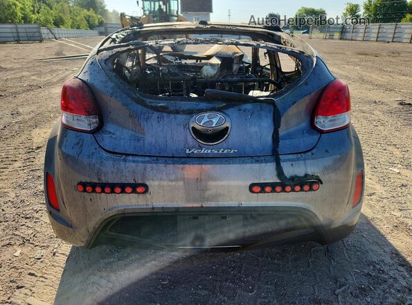 KMHTC6AD4GU303242 2016 HYUNDAI VELOSTER Gray უკანა ხედი