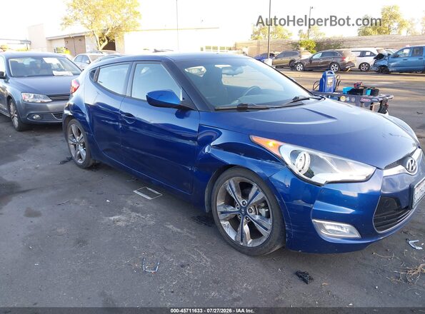 KMHTC6AD4HU318180 2017 HYUNDAI VELOSTER Синий Вид спереди