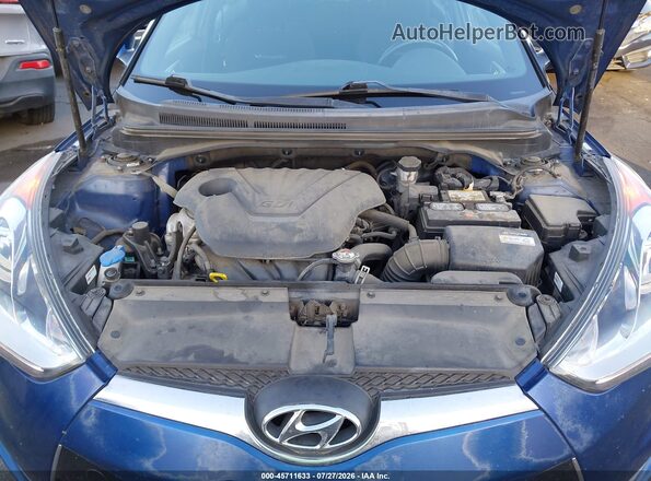 KMHTC6AD4HU318180 2017 HYUNDAI VELOSTER Синий Вид сзади
