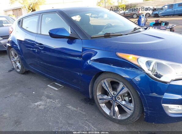 KMHTC6AD4HU318180 2017 HYUNDAI VELOSTER Синий Вид щитка приборов