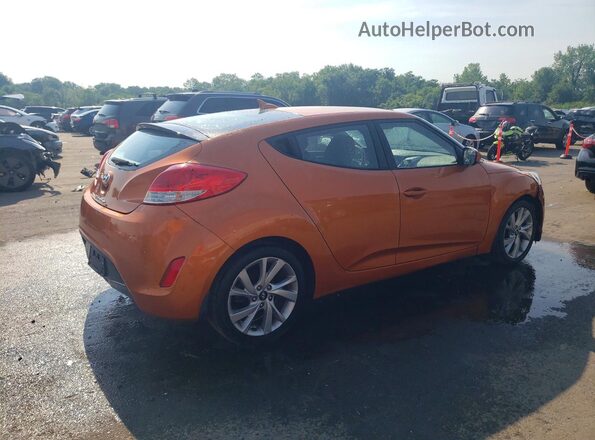 KMHTC6AD5GU252995 2016 HYUNDAI VELOSTER Orange Rear right