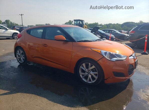 KMHTC6AD5GU252995 2016 HYUNDAI VELOSTER Orange Front right
