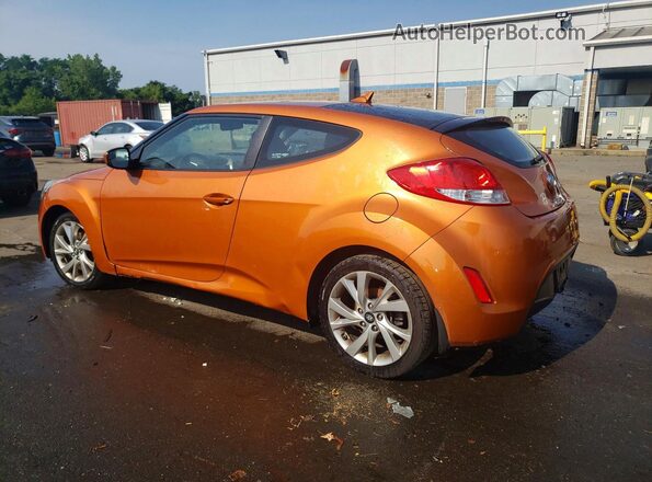 KMHTC6AD5GU252995 2016 HYUNDAI VELOSTER Orange Rear left