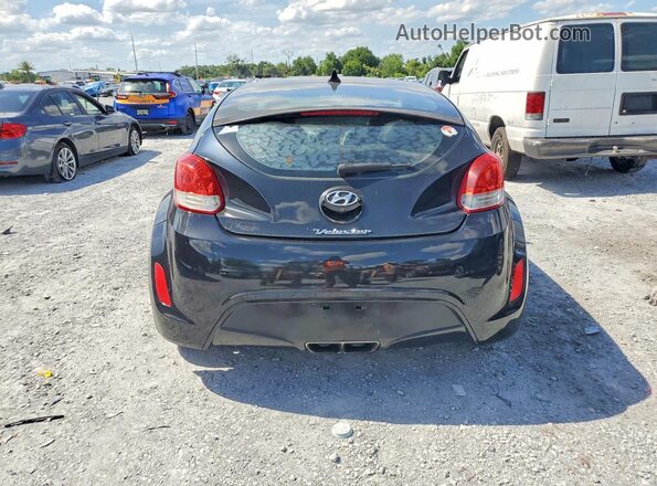 KMHTC6AD5GU257968 2016 HYUNDAI VELOSTER Black Rear view