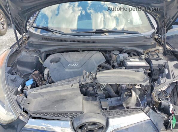 KMHTC6AD5GU257968 2016 HYUNDAI VELOSTER Black Engine compartment view