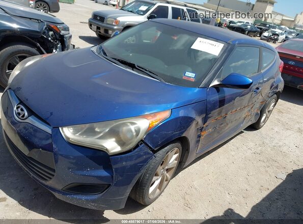 KMHTC6AD5GU271627 2016 HYUNDAI VELOSTER Blue Vista tres cuartos delantera izquierda