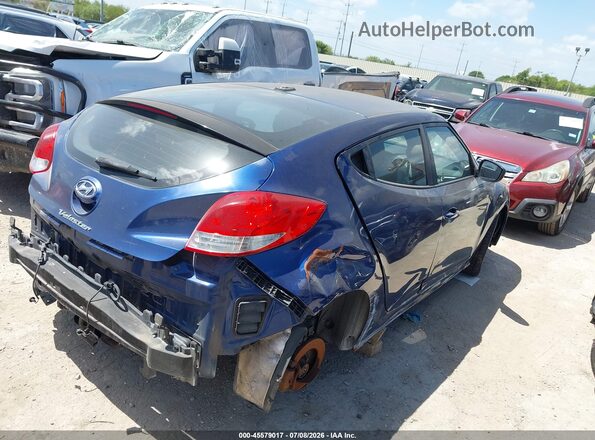 KMHTC6AD5GU271627 2016 HYUNDAI VELOSTER Blue Trasero derecho