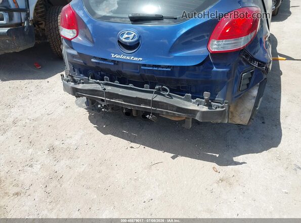 KMHTC6AD5GU271627 2016 HYUNDAI VELOSTER Blue Vista interior trasera