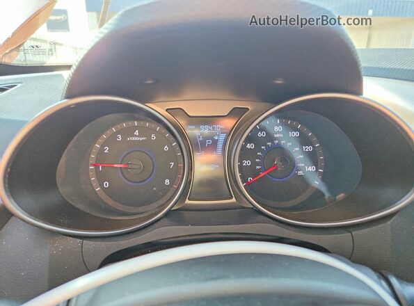 KMHTC6AD5GU287553 2016 HYUNDAI VELOSTER Orange Widok zestawu wskaźników