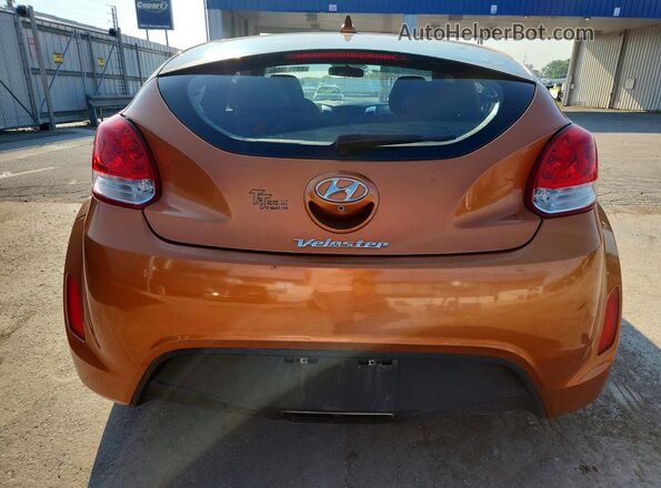 KMHTC6AD5GU287553 2016 HYUNDAI VELOSTER Orange Widok z tyłu