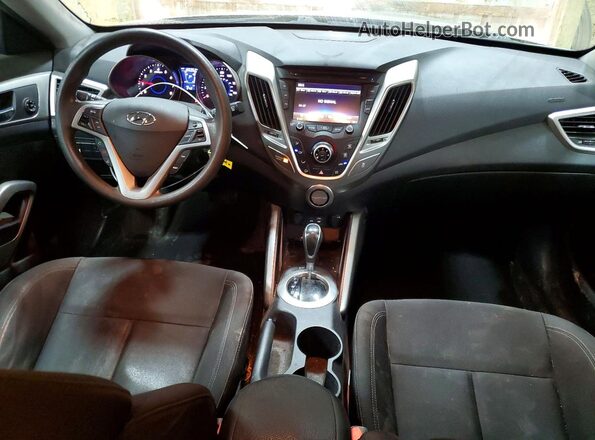 KMHTC6AD5GU290193 2016 HYUNDAI VELOSTER Gray Vista del salpicadero