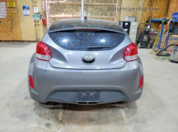 KMHTC6AD5GU290193 2016 HYUNDAI VELOSTER Gray Vista trasera