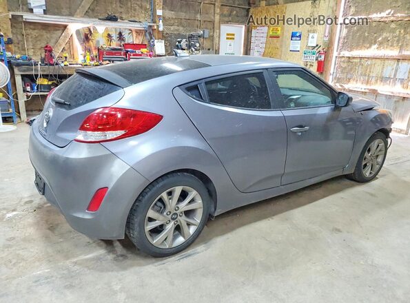 KMHTC6AD5GU290193 2016 HYUNDAI VELOSTER Gray Trasero derecho