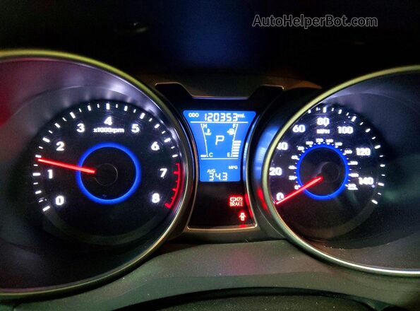 KMHTC6AD5GU290193 2016 HYUNDAI VELOSTER Gray Vista del cuadro de instrumentos