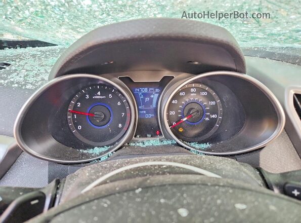 KMHTC6AD5HU309567 2017 HYUNDAI VELOSTER Gray Vista del cuadro de instrumentos