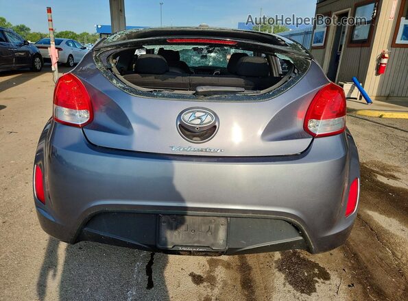 KMHTC6AD5HU309567 2017 HYUNDAI VELOSTER Gray Vista trasera